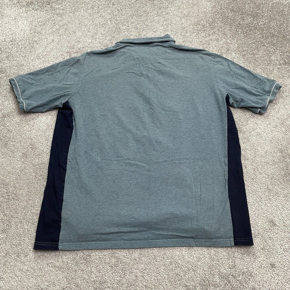 Decathlon 100M Tribord Adventure Polo Shirt Mens 2XL Heather Gray Sailing Soft - Picture 2 of 13